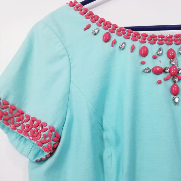 Lilly Pulitzer Beaded Jeweled Rhinestones Sheath Dress - Picture 10 of 16